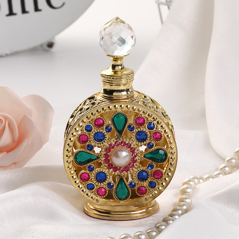 Vintage Collectible Perfume Bottles - 15ML Vintage puste perfumy Terrarium metalowa
