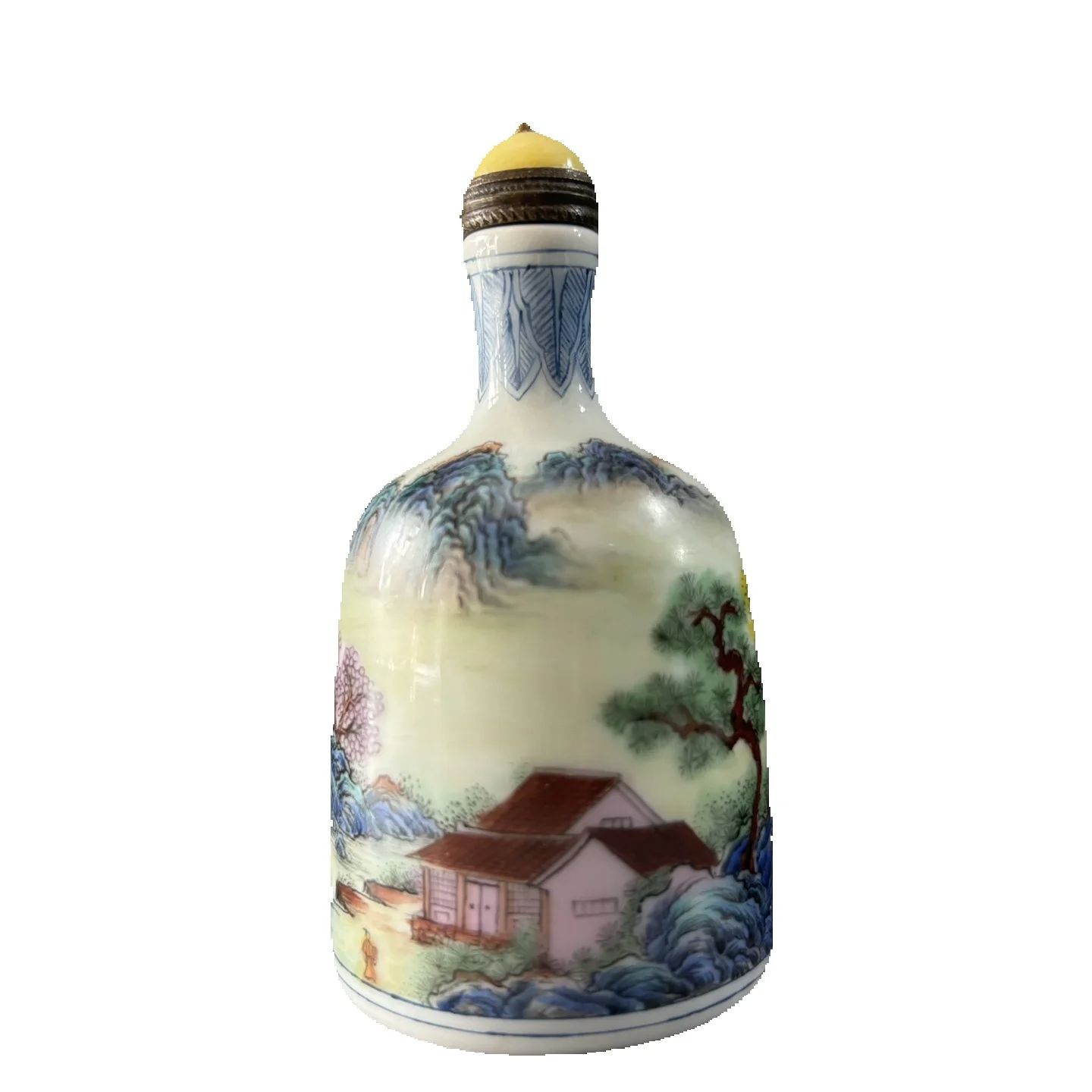 Vintage Collectible Bottles - Kolekcja chińskich, vintage'owych, porcelanowych, ręcznie malowanych,