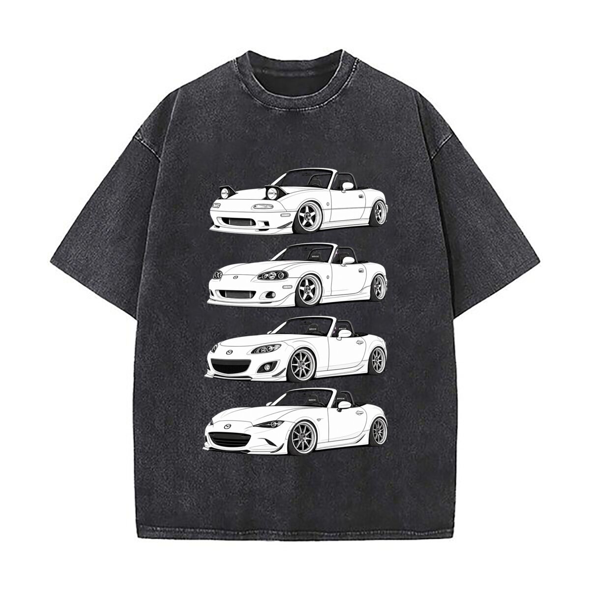 Vintage Collectible Shop - Kolekcja grafik Lowered Roadster Line Art,