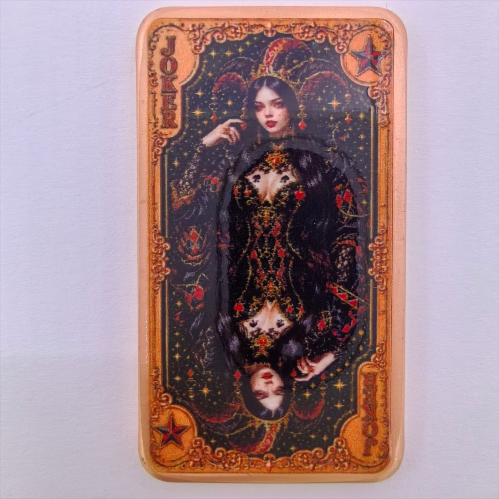 Vintage Collectible Playing Cards - 1 uncja miedzi próby 999, sztabka