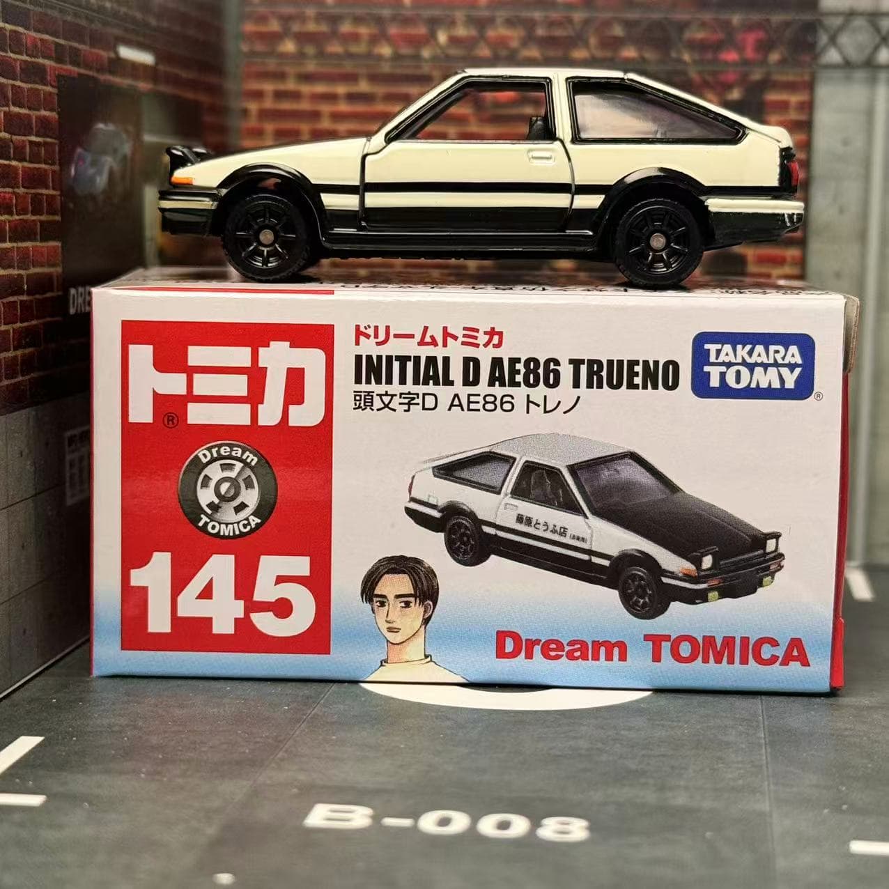 Vintage Collectible Toy Cars - Dream Tomica nr 145 Initial D