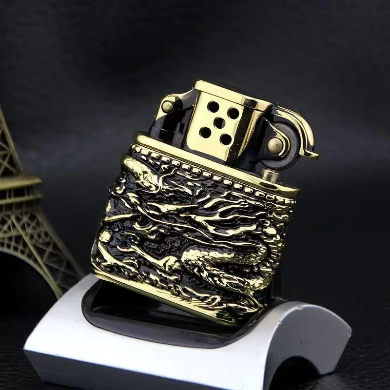 Vintage Collectible Lighters - ZORRO Vintage Mosiężna Zapalniczka Wiatroodporna na