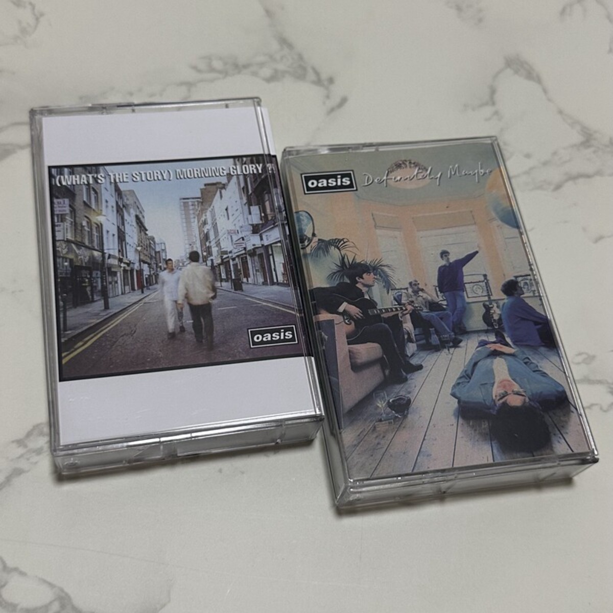Vintage Collectibles - Kasety Oasis, brytyjski zespół rockowy, z