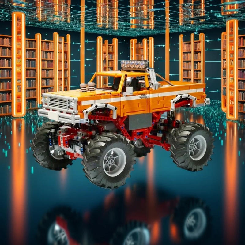1683 elementów MOC Techniczny  – Vintage Collectible Trucks recenzja i cena