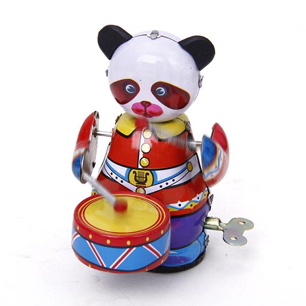 Nakręcana Panda Perkusista na  – Vintage Collectible Figures recenzja i cena