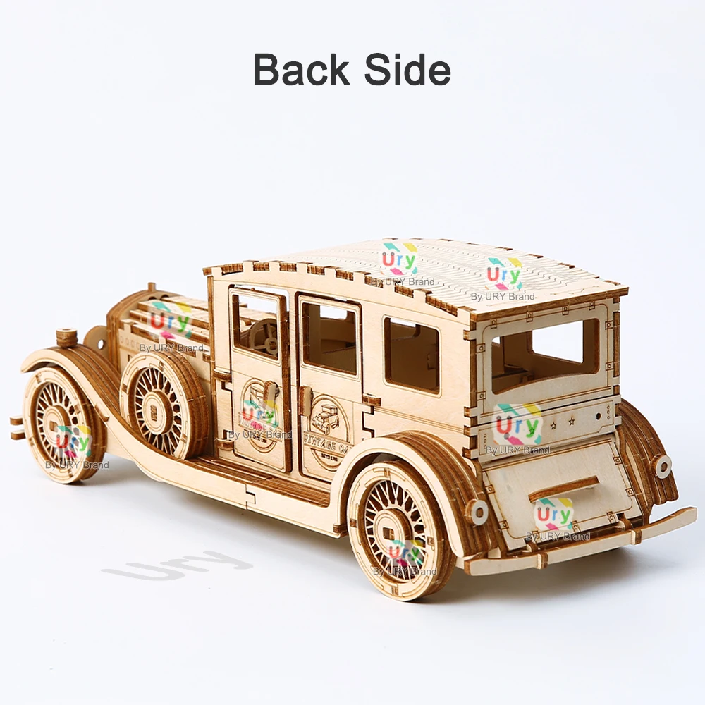 Ury Drewniane Puzzle 3D Retro  – Vintage Collectible Cars recenzja i cena