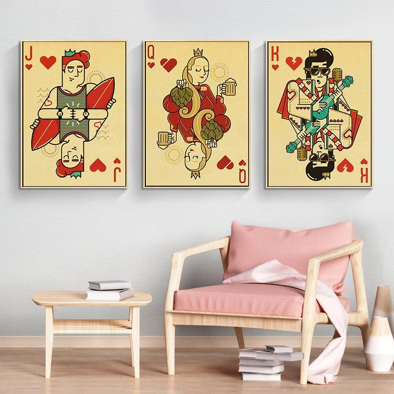 Plakat z cytatami z kolekcji N – Vintage Collectible Playing Cards recenzja i cena