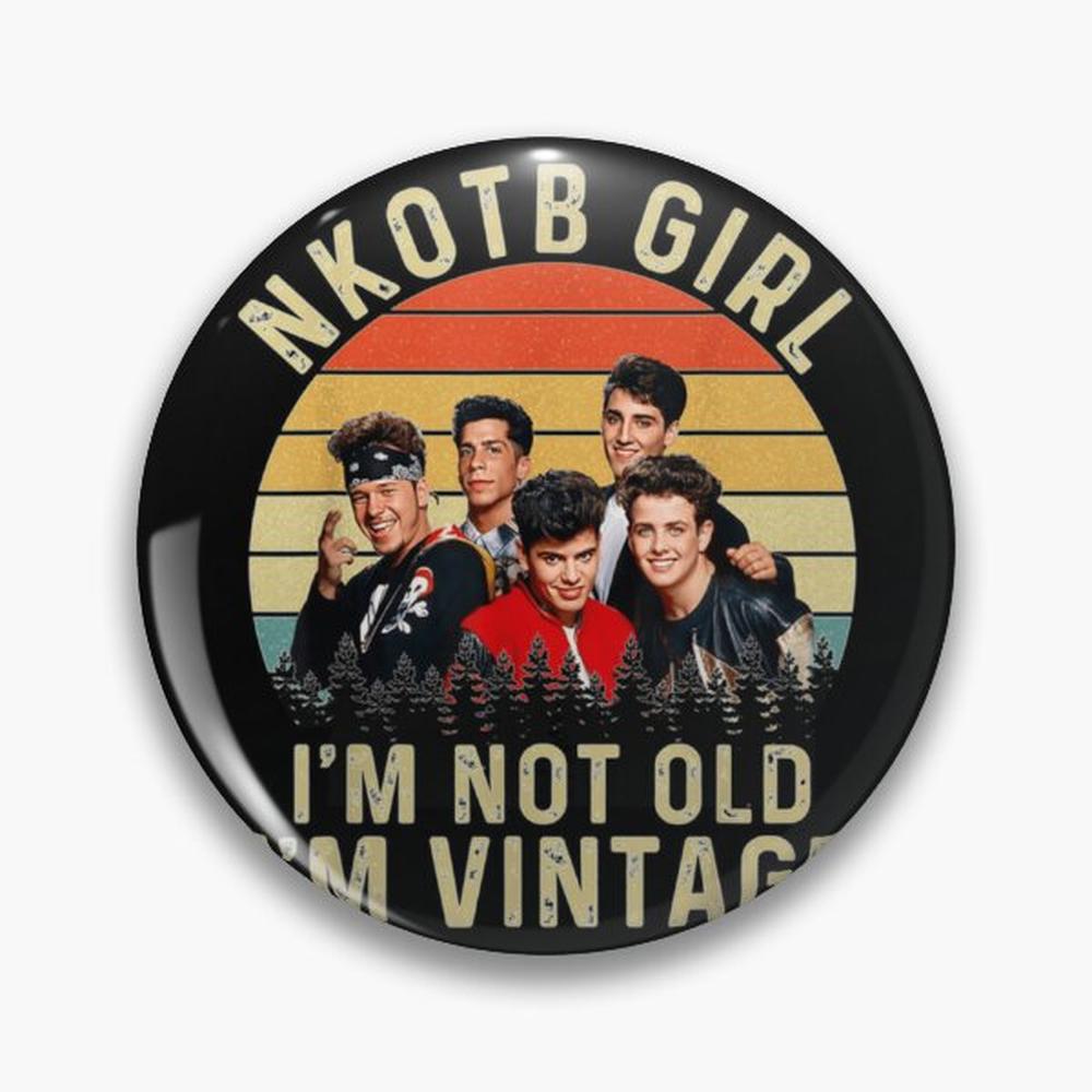Retro NKOTB Girl, nie jestem s – Vintage Collectible Buttons recenzja i cena