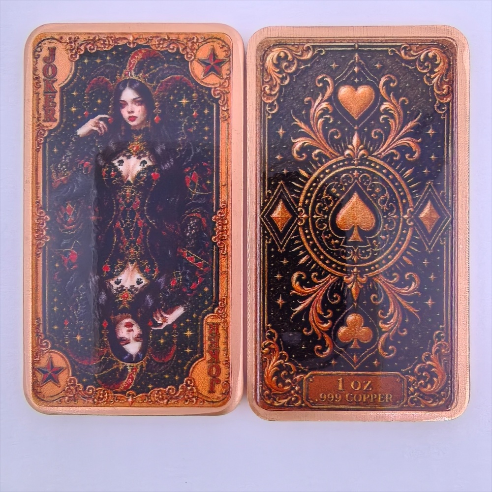 1 uncja miedzi próby 999, szta – Vintage Collectible Playing Cards recenzja i cena